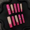 2026 Gothic charm meticulously crafted wearable nails, Valentine's Day long square press-on false nail set, handcrafted false nail pieces