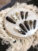 2026 Gothic Charm Wearable Nails – Valentine's Day Long Almond-Shaped Press-On False Nail Set. Handmade false nail pieces