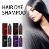 isex hair color shampoo, temporary dye shampoo available in brown and purple shades. This hair care product allows easy at-home hair coloring