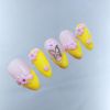 2026 Gothic Glam Press-On Nails, Valentine's Day Short Almond Shaped Press-On False Nail Set. Handcrafted False Nail Tips