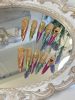 2026 Gothic-style charming wearable nails, Valentine's Day long almond-shaped press-on false nail set, handcrafted false nail pieces
