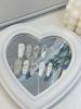 2026 Gothic charm meticulously crafted wearable nails - Valentine's Day medium square press-on false nail set. Handmade false nail pieces